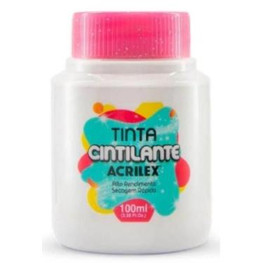 Imagem de Tinta Pva Cintilante 100ml - 519 Branco Acrilex