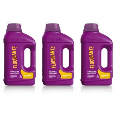 Imagem de 3 Floculante E Clarificante Piscina - Domclor - 1 L