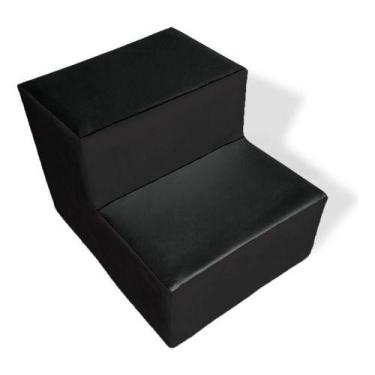 Imagem de Escada Para Estética Em Veludo Sem Juros - La Rocca Design, Preto