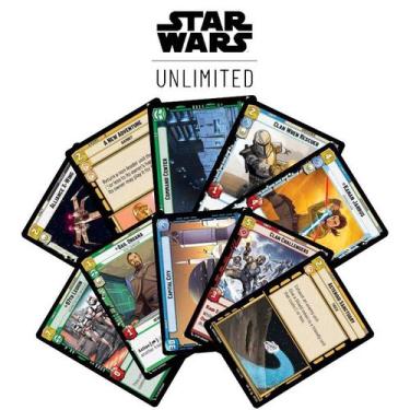 Imagem de Lote de 50 cartas de Star Wars Unlimited  até 3 repetidas - Fantasy Fl