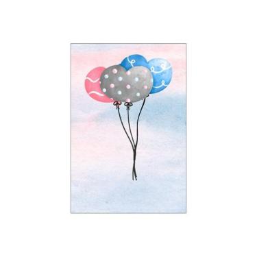 Imagem de Painel De Festa Vertical 1,50 x 2,20 - Chá Revelação Panda Balões 027 