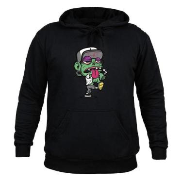 Imagem de Moletom 100% Algodão Flanelado Zé Verdonho - Surprass, Preto, M