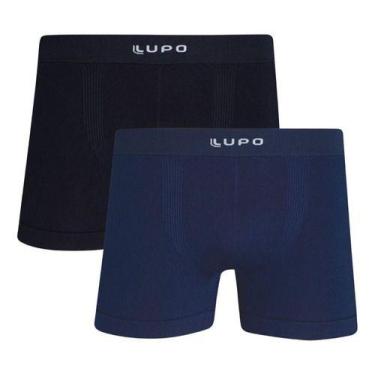Imagem de Kit 2 Cueca Masculina Boxer Lupo 661 Original Micromodal Premium, Pret