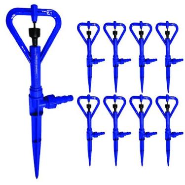 Imagem de 10 Microaspersor Aspersor c/ Haste P4 Irrigação Horta Jardim - Agrojet