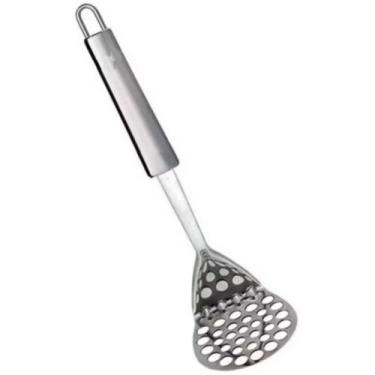 Imagem de Amassador Batatas Espremedor Aço Inox 25,5cm Manual VNC2426 - Pra vc 