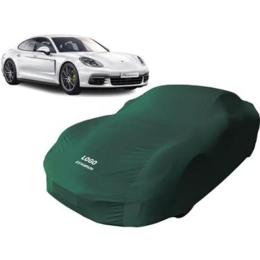 Imagem de Capa Automotiva Carro Esportivo Porsche Panamera Turbo S - Mz, Verde