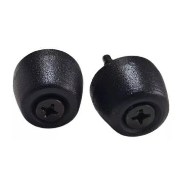Imagem de 2Pcs Ponta de Guidão Pesos P/ Moto Modelo CB300 Twister Preto Reforçad