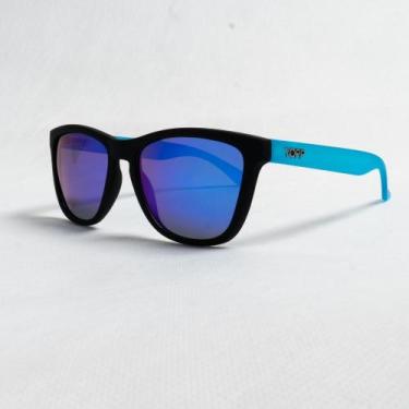 Imagem de Óculos Yopp - Preto e azul e lente azul - Fusca Azul