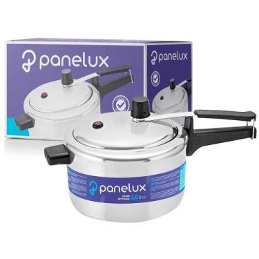 Imagem de Panela de Pressão 3 Litros Classic Polida Alumínio Fechamento Interno 