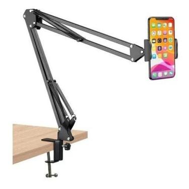 Imagem de Suporte Para Cama E Mesa Articulado Universal P/tablet E Cel - Nova Vo