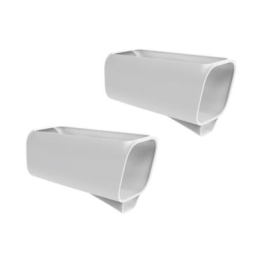 Imagem de Holicfun Capas de silicone para eufyCam S3 Pro - Branco, pacote com 2