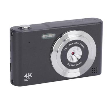 Imagem de Câmera Digital 48MP 4K, Câmera CCD retrô, Câmera Digital SLR para Fotografia, Zoom 16x, Tela IPS de 2,4, Flash Integrado, Foco Automático, Câmeras de Vídeo Vlogging para Viagens