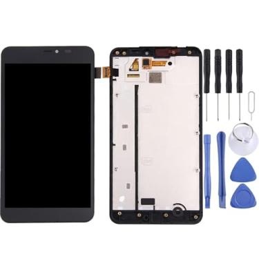 Imagem de tela Tela LCD e Digitalizer Conjunto completo com quadro para for Microsoft Lumia 640 XL (preto) substituição da tela