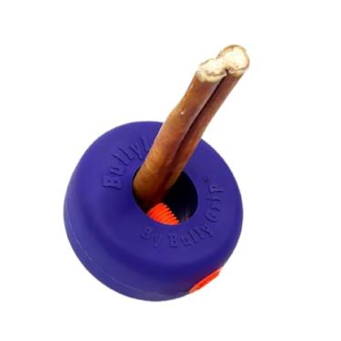 Imagem de Bully Grip Suporte Bully Stick para cães, dispositivo de segurança Bully Lok, evita asfixia para cães pequenos, médios, grandes, queijo de iaque, colágeno, mastigação dentária, couro cru, osso,