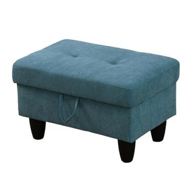 Imagem de Uneeruiqy Sofá de flanela verde para sala de estar sofá para escritório em casa, quarto, sala de estar, sofá com forte capacidade de carga, sofá pequeno