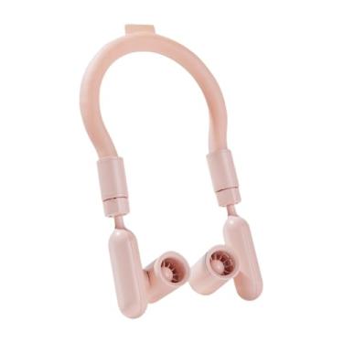 Imagem de Wswqop Ventilador portátil para pendurar no pescoço, ventilador de resfriamento pessoal sem lâmina para atividades ao ar livre, acampamento, Rosa
