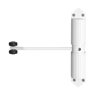 Imagem de XLWLLNJ Fechadura de porta de mola ajustável, fecho automático de porta para hotel, escritório, quarto, Branco