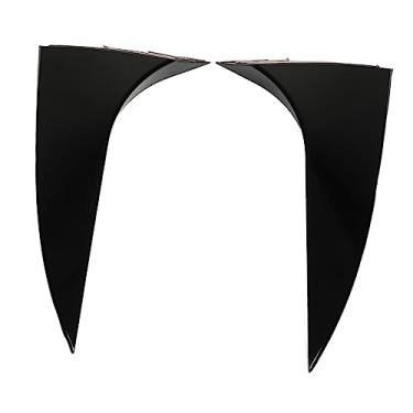 Imagem de 1 par de Substituição de Spoiler Lateral Janela Traseira para Hatchback 2015 a 2018 Preto Brilhante, Melhora a Aerodinâmica e a Aparência Esportiva