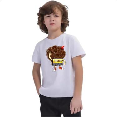 Imagem de Camiseta Infantil Fita K7 Black Power - Alearts, 4