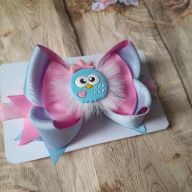 Imagem de Laço na Faixa para Bebê Temático Personagem Galinha Pintadinha - Artes