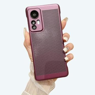 Imagem de Capa de malha respirável ultrafina com dissipação de calor para Xiaomi Mi 12 13 11 Lite para Redmi Note12 11 10 9 Pro K60 Capa dura lisa fosca, C10, para Note 12 Pro 4G