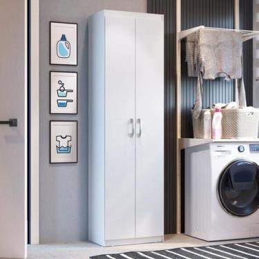 Imagem de Armário 2 Portas de Bater 5 Prateleiras Multiuso - Edez