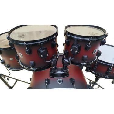 Imagem de Bateria Rmv Infinity 22 Adultos Satinado.Vermelho