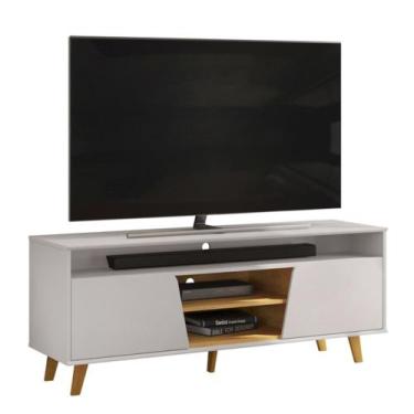 Imagem de Rack Bancada de TV 60 Pol 150cm Elaine D04 Cedro/Bali - Mpozenato, Ced