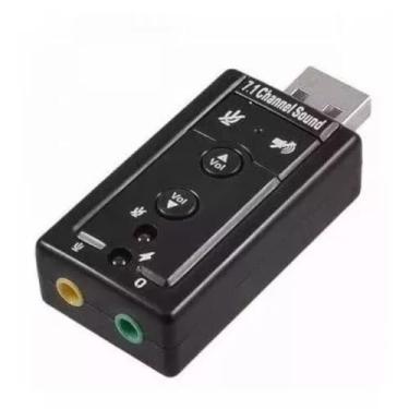 Imagem de PLACA DE SOM USB PARA P2 PC ADAPTADOR AUDIO 7.1