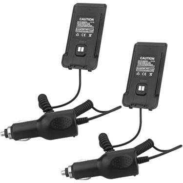Imagem de Carregador de carro th-uv88, eliminador de bateria de 7,4 V para Walkie Talkie TH-UV88 TH-UV88 RT85 GM-15 Pro TD-H5 (pacote com 2)
