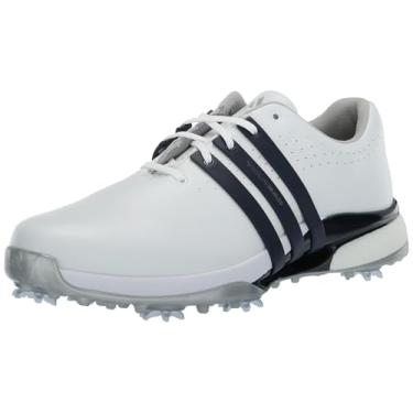Imagem de adidas Tênis de Golfe Masculino Tour360 24 Boost, Ftwrwhite/Collenavy/Silvermet, 9.5