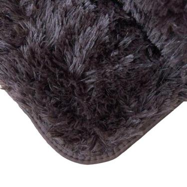 Imagem de 2 Tapete Passadeira Peludo Kit Beira de Cama Closet Aparador - Mava En
