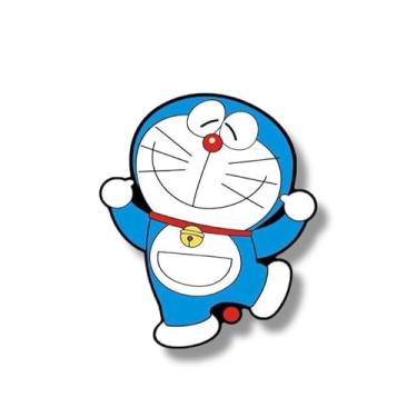 Imagem de Adesivo de carro Doraemon – Adesivo de carro fofo Doraemon à prova d'água vinil anime adesivos japoneses mangá acessórios de carro desenho animado pacote de adesivos de para-choque decalque de janela