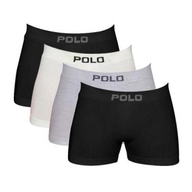 Imagem de Kit 4 Cueca Boxer Algodão Sortida 781 - POLO STAR, Sortido, P