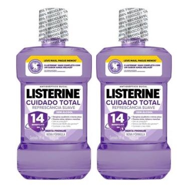 Imagem de Kit 2 und Antisséptico Bucal Listerine Cuidado Total 500ml
