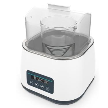 Imagem de Agitador magnético de banho-maria de laboratório térmico, capacidade de balão de 3L, com 2 barras de agitação, equipamento de aquecimento de temperatura constante, revestimento de aço inoxidável