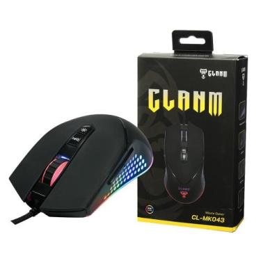 Imagem de Mouse para jogos clanm cl-mk043 com led rgb