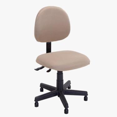 Imagem de 01 Capa para cadeira de escritorio acento + encosto - Mk Enxovais, beg