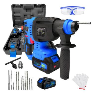 Imagem de Martelete Rotativo Rompedor Furadeira De Impacto Brushless A Bateria 4