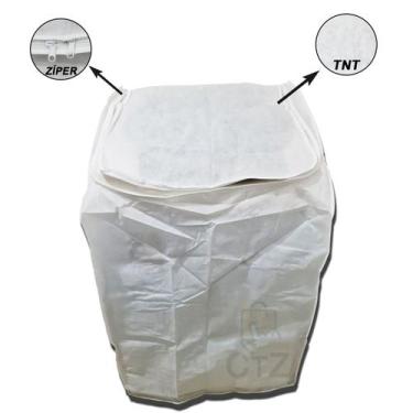 Imagem de Capa Maquina Lavar Universal 8kg a 12kg Lavadora TNT Zíper - Secalux