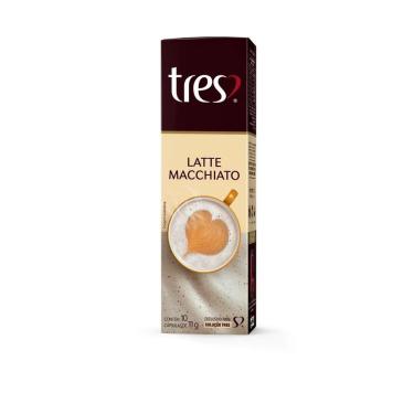 Imagem de Cápsula Latte Macchiato Três Corações 10 Unidades 110g Cremoso