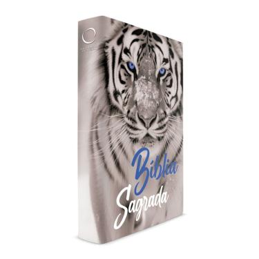 Imagem de Bíblia Sagrada - Tigre Olho Azul - Capa Dura - naa
