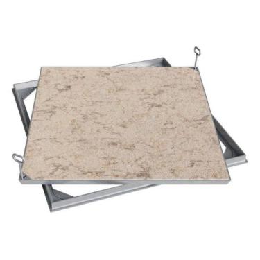 Imagem de Tampa Quadrada Rebaixada 40x40 - Passagem Revestimento - Gda