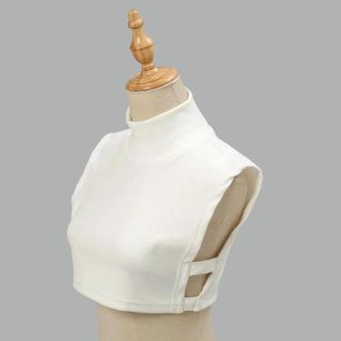 Imagem de Cachecol Feminino de Inverno - Gola Alta Destacável, Cor Sólida, 02