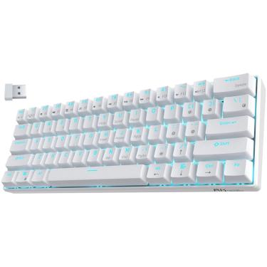 Imagem de Teclado mecânico para jogos rk royal kludge RK61 Bluetooth