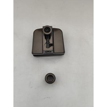 Imagem de 1335 Trinco sem miolo com capuchinho para porta e janela em vidro temperado - Ipolímeros (Bronze (champanhe))