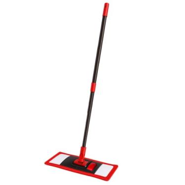Imagem de Genérico Mop Flat Varre Tira Pó e Da Brilho Com Cabo Em Inox E Refil Microfibra