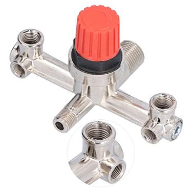Imagem de Tubo de Compressor de Alumínio + Compressor de Ar Plástico Com Válvula de Saída Dupla, Pressão Estável e Reação Rápida, Ideal para Compressores de Pistão, 1 X 20,5 Mm, 1 X 12,5 Mm, 3 X 11,5 Mm, 2 X