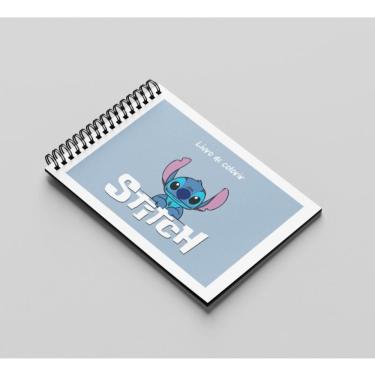 Imagem de Kit Livro de Colorir Stitch Moana Princesas Evangélico religiosos Dorama BTS 50 folhas com ou sem canetinhas 24 cores