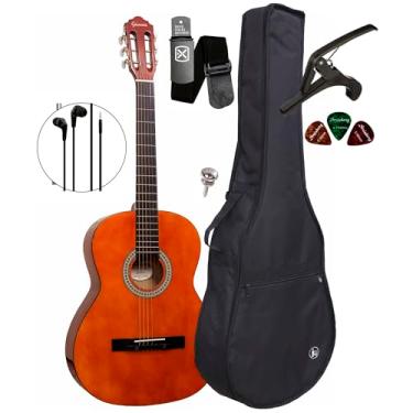 Imagem de KIT Violão Acústico Giannini Aço S14 N + Capa E Acessórios